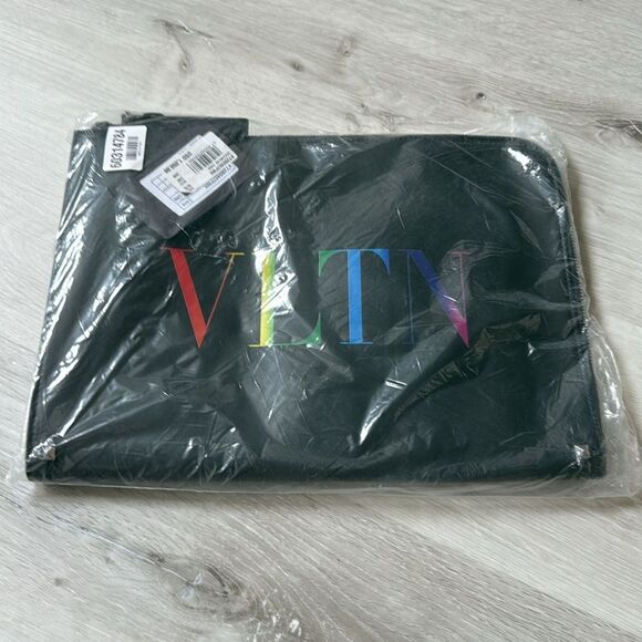 Valentino VLTN‎ Document Holder Black/Muti Color Nwt - Picture 7 of 14